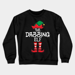 Dabbing Elf Matching Family Christmas Crewneck Sweatshirt